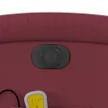 Fauteuil de massage inclinable électrique Rouge bordeaux Tissu