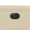 Fauteuil inclinable électrique Crème Tissu