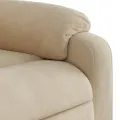 Fauteuil inclinable de massage électrique crème