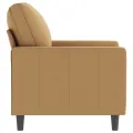 Fauteuil Marron 60 cm Velours