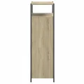 Armoire à chaussures chêne sonoma 60x34x112cm bois d'ingénierie