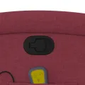 Fauteuil inclinable de massage Rouge bordeaux Tissu