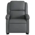 Fauteuil inclinable de massage Gris Similicuir