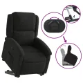 Fauteuil inclinable noir tissu