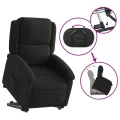 Fauteuil inclinable noir tissu