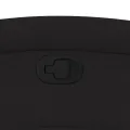 Fauteuil inclinable noir tissu
