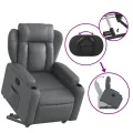 Fauteuil inclinable Gris Similicuir