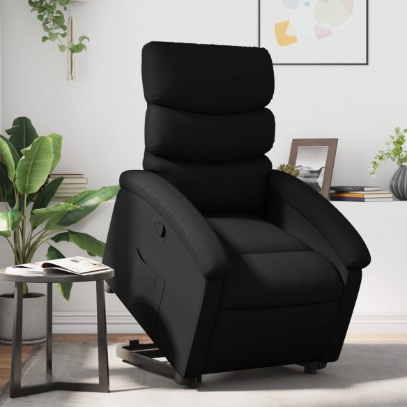 Fauteuil inclinable Noir Similicuir