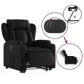 Fauteuil inclinable électrique noir similicuir