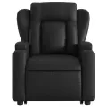 Fauteuil inclinable électrique noir similicuir
