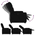 Fauteuil inclinable noir tissu