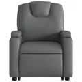 Fauteuil inclinable de massage Gris Similicuir