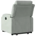 Fauteuil inclinable Gris clair Velours