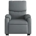 Fauteuil inclinable de massage Gris Similicuir