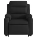 Fauteuil inclinable électrique noir tissu