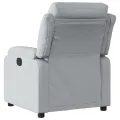 Fauteuil inclinable Gris clair Tissu