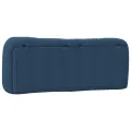 Coussin de tête de lit bleu 140 cm tissu