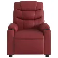 Fauteuil inclinable Rouge bordeaux Similicuir
