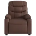 Fauteuil inclinable Marron Similicuir