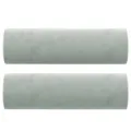 Canapé 3 places avec oreillers gris clair 180 cm velours