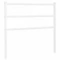 Tête de lit métal blanc 100 cm