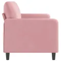 Canapé à 3 places Rose 180 cm Velours