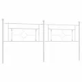 Tête de lit métal blanc 200 cm