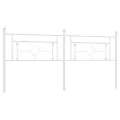 Tête de lit métal blanc 200 cm