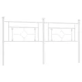 Tête de lit métal blanc 180 cm