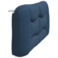 Coussin de tête de lit bleu 180 cm tissu