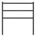 Tête de lit métal noir 90 cm