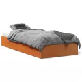Cadre de lit cire marron 90x190 cm bois de pin massif