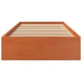 Cadre de lit cire marron 90x190 cm bois de pin massif
