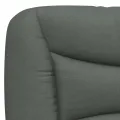 Coussin de tête de lit gris foncé 160 cm tissu
