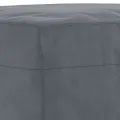 Ensemble de canapés 4 pcs avec coussins gris foncé velours