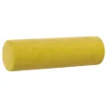 Canapé 2 places avec oreillers décoratifs jaune 140 cm velours