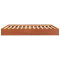 Cadre de lit cire marron 160x200 cm bois de pin massif