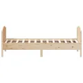 Cadre de lit avec tête de lit 90x190 cm bois de pin massif