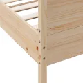 Cadre de lit avec tête de lit 90x190 cm bois de pin massif