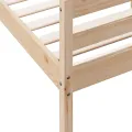 Cadre de lit avec tête de lit 140x200 cm bois de pin massif