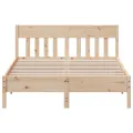 Cadre de lit avec tête de lit 140x190 cm bois de pin massif