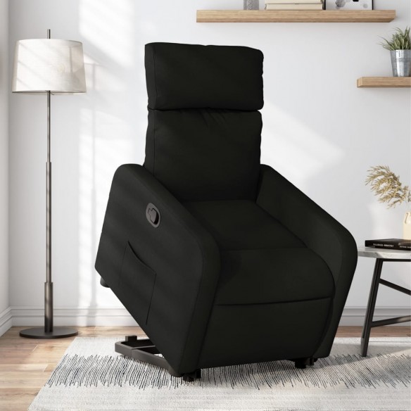 Fauteuil inclinable noir tissu