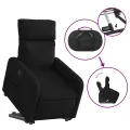 Fauteuil inclinable noir tissu