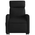 Fauteuil inclinable noir tissu