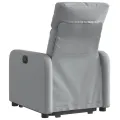 Fauteuil inclinable Gris clair Tissu