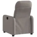 Fauteuil inclinable Taupe Tissu