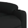 Fauteuil inclinable noir tissu