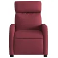 Fauteuil de massage inclinable Rouge bordeaux Tissu