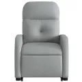 Fauteuil inclinable Gris clair Tissu