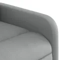 Fauteuil inclinable Gris clair Tissu